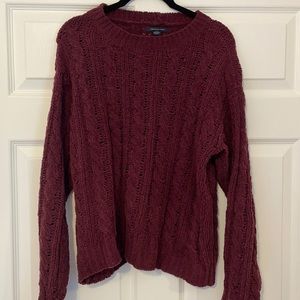 American Eagle Maroon Sweater